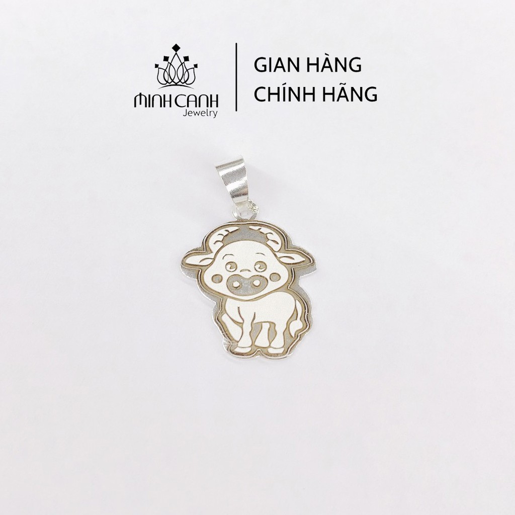 Dây Chuyền Bạc Ta Hình Con Trâu Cho Bé - Minh Canh Jewelry