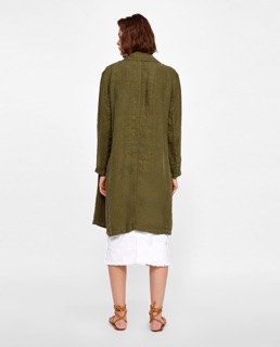 Áo khoác linen Zara