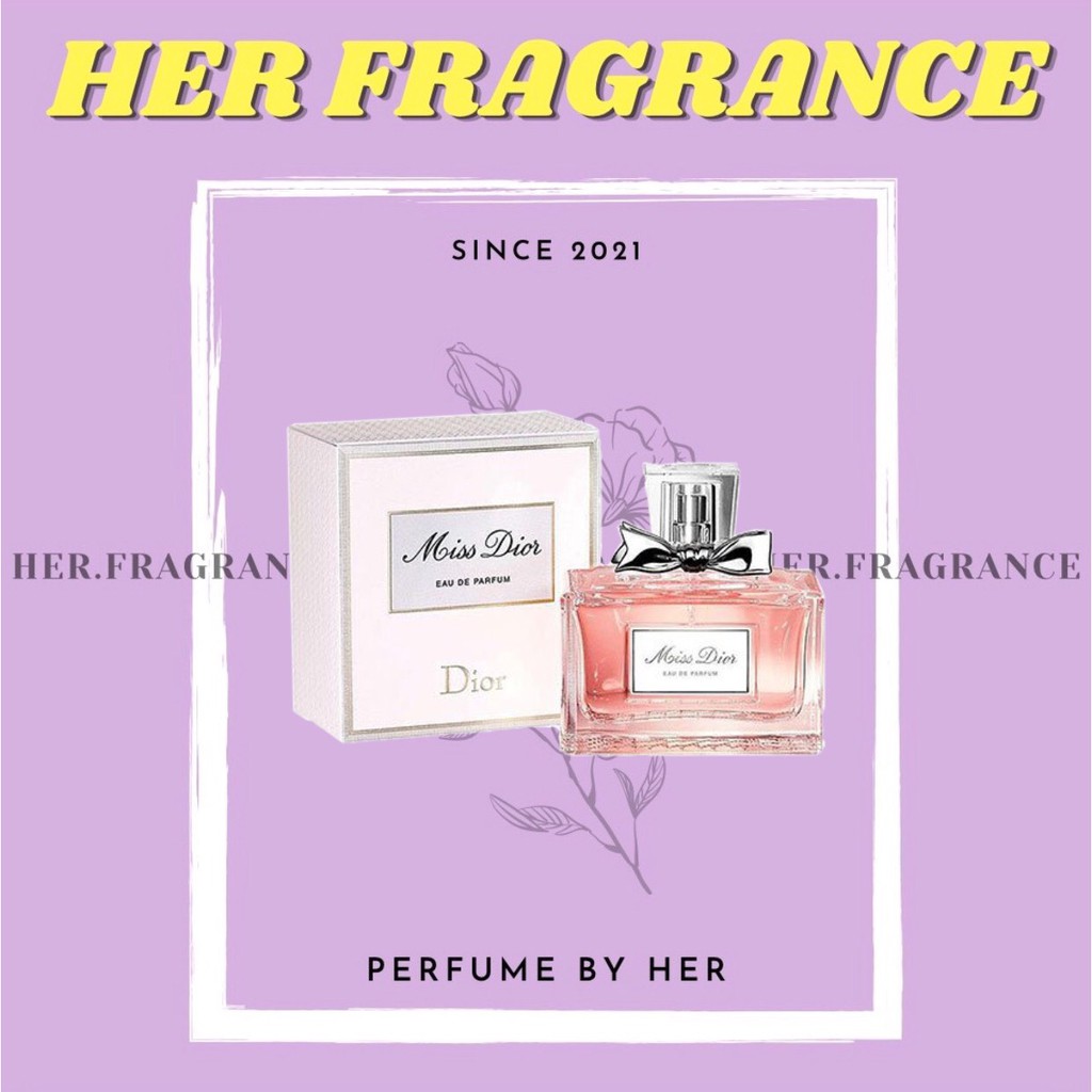 🐻 Nước Hoa Miss Dior EDP - 𝐇𝐞𝐫 𝐅𝐫𝐚𝐠𝐫𝐚𝐧𝐜𝐞 -