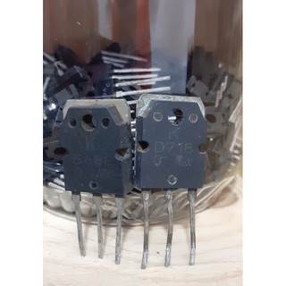 Transistor (sò) B668, D718 tháo máy loại tốt giá 1 căp.