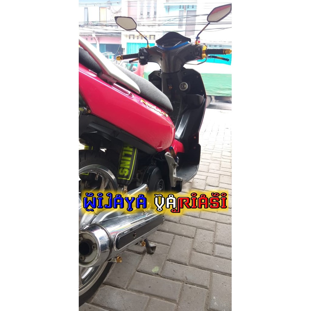 Ốp Bọc Phuộc Giảm Xóc Sau Chuyên Dụng Cho Xe Mô Tô Honda Yamaha Mio Beat Vario Pcx Nmax