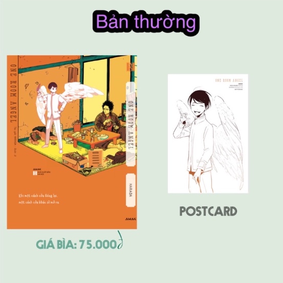one room angel thường kèm postcard