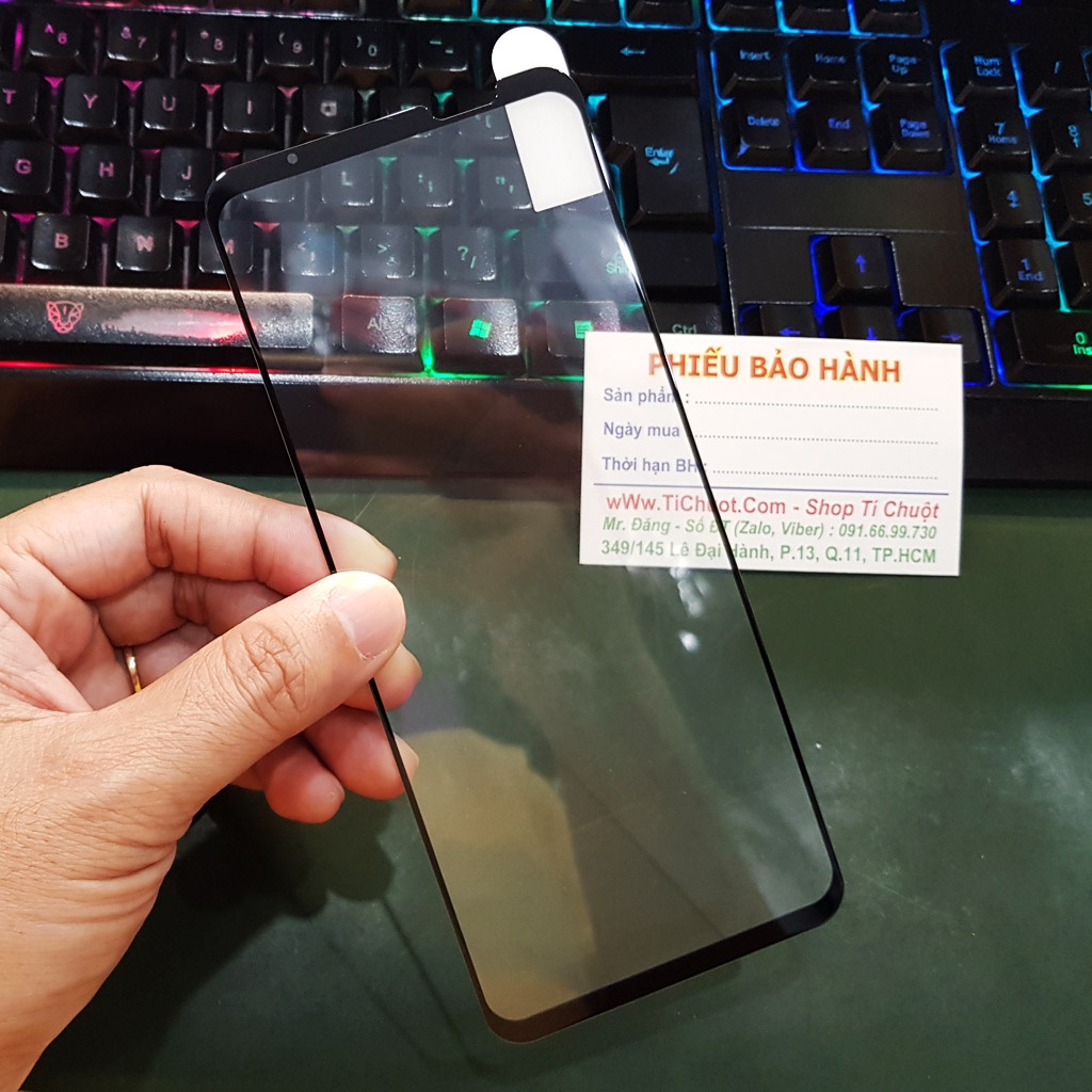 [FULL KEO-Ảnh Thật] Kính CL ASUS ROG Phone 5/ 5s PRO/ Ultimate Cường Lực 2.5D FULL Màn
