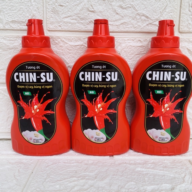 CHAI TƯƠNG ỚT CHINSU 500G