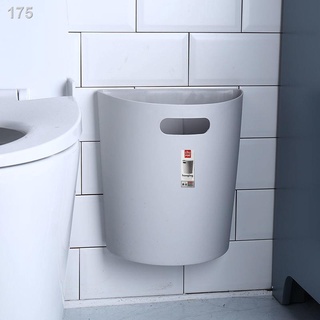 FThùng rác nhà bếp treo tường không đục lỗ thùng rác cửa tủ thùng rác nhà tắm hộ gia đình thùng rác treo tường