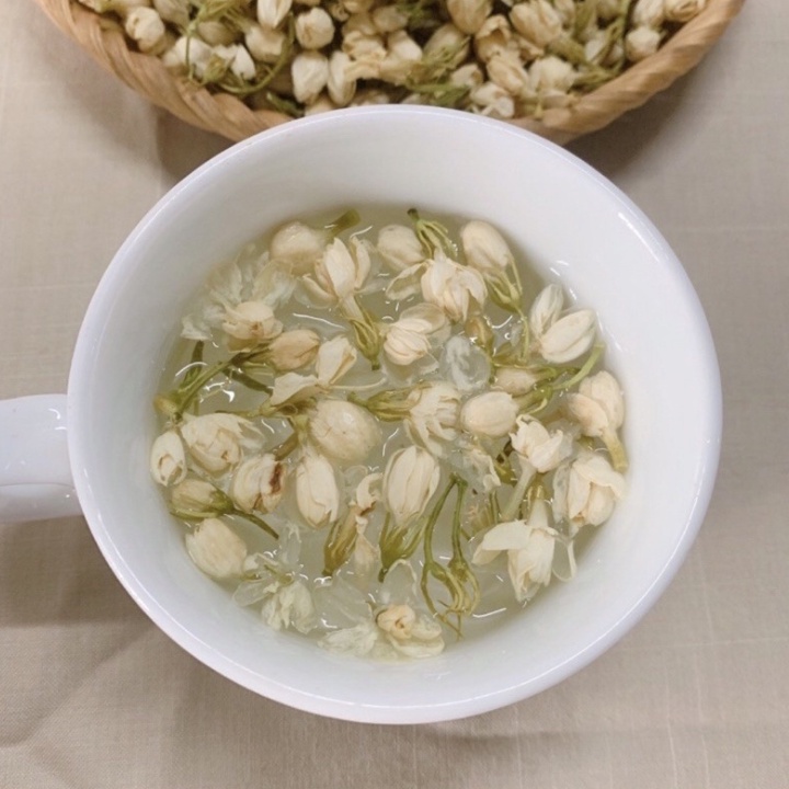 50g Nụ Hoa Nhài Chất Lượng Cao, Nụ Nhài Trắng Sáng Sấy Khô Thơm Giúp Giảm Cân