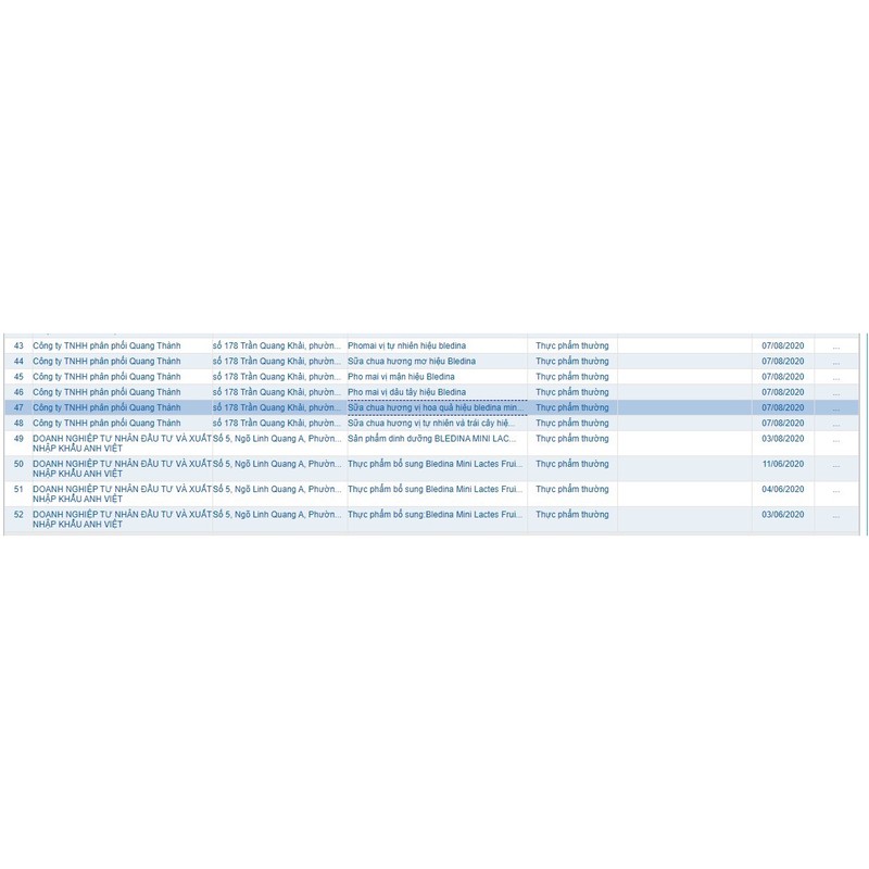 Sữa chua bledina pháp date 2024