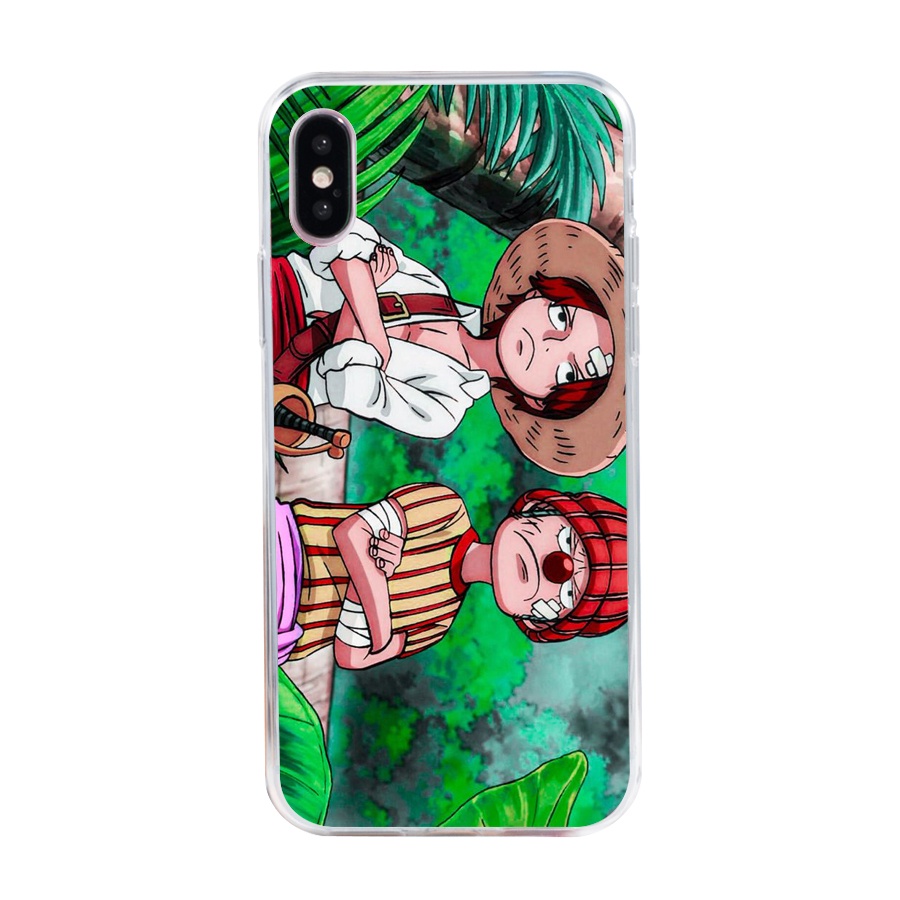 Ốp Điện Thoại TPU Silicon Mềm Hình Anime One Piece Cho iphone x iphone xs 11 pro