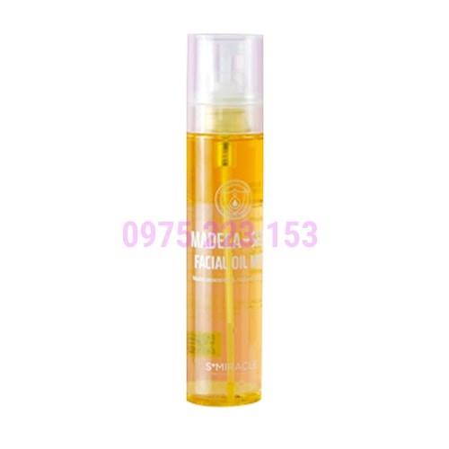 Xịt khoáng tinh chất tự nhiên S+ Miracle Madeca Seed Facial Oil Mist 100ml