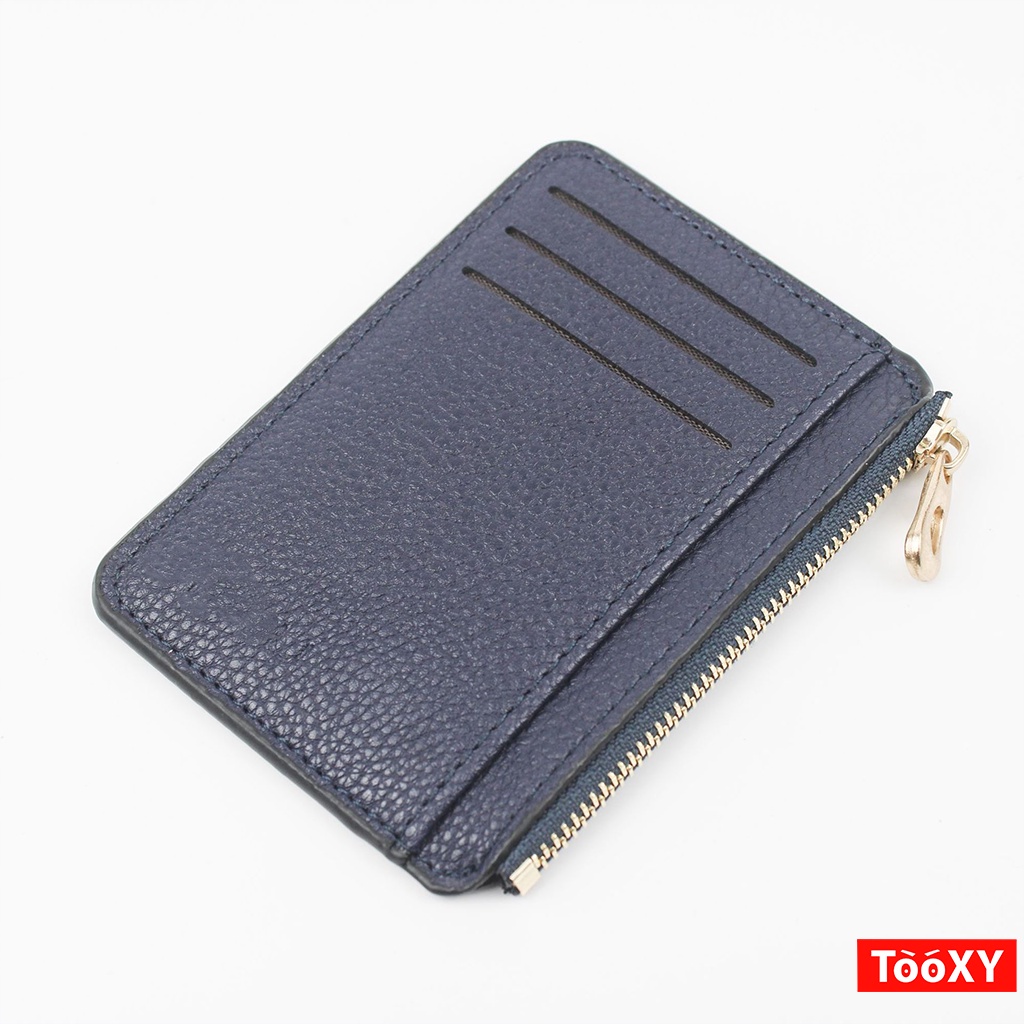 Ví da mini nam nữ cầm tay dáng đứng, Bóp da cao cấp đựng thẻ Card ATM, CMND, GPLX Nhỏ Gọn VD05