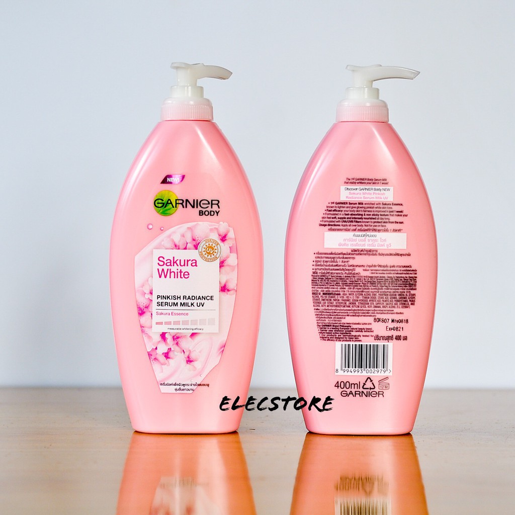 Sữa dưỡng thể Sakura Garnier White 400ml Thái Lan