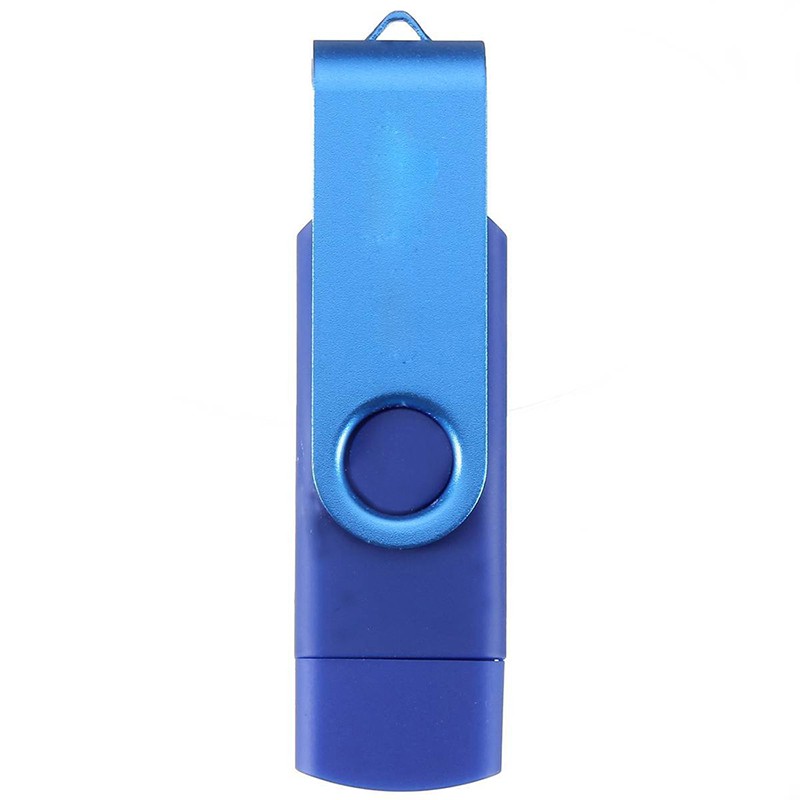 USB Mini Memory Stick 16GB USB 2.0 Memory Flash Drive OTG for Handy PC Blue CV