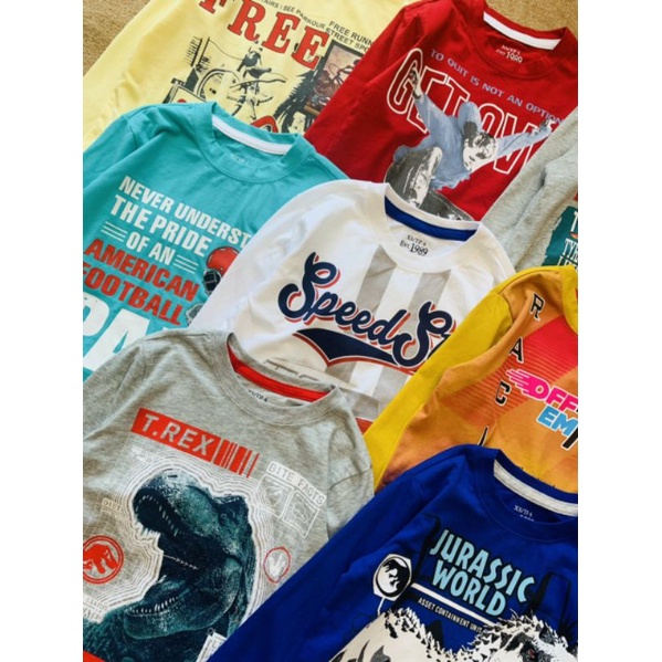 Áo cotton bé trai Pl.ace vnxk 4-14y