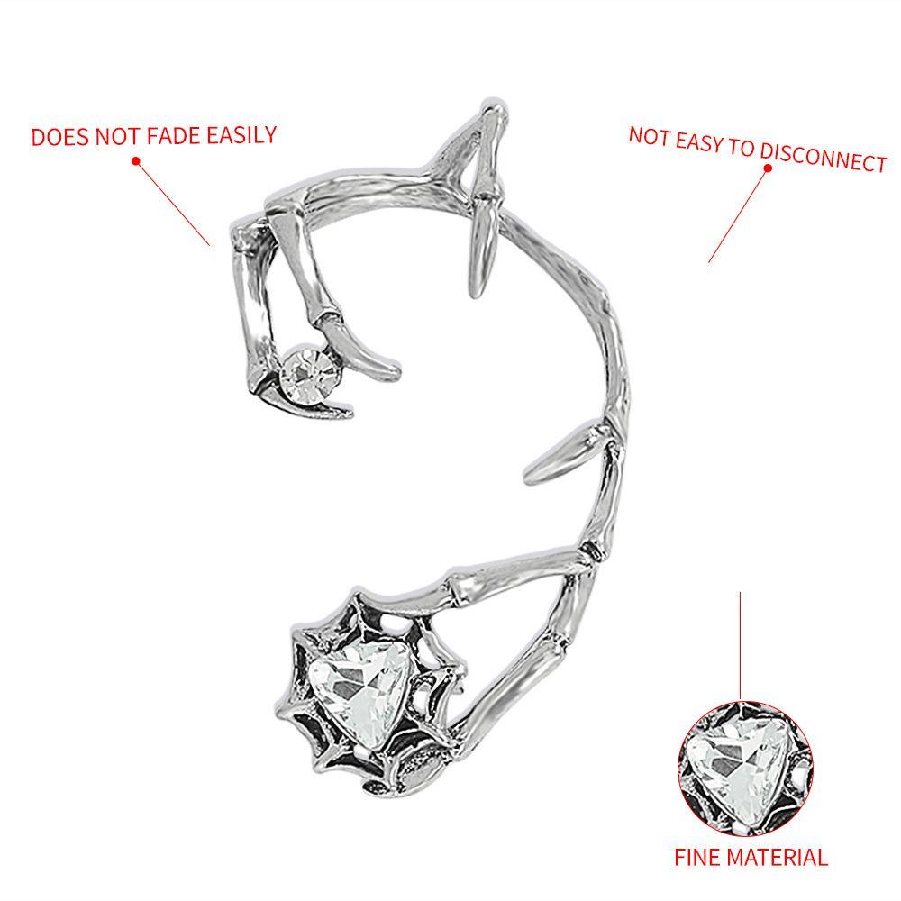 Bông Tai Dạng Kẹp Bằng Hợp Kim Phong Cách Cổ Điển Thời Trang Cho Nữ