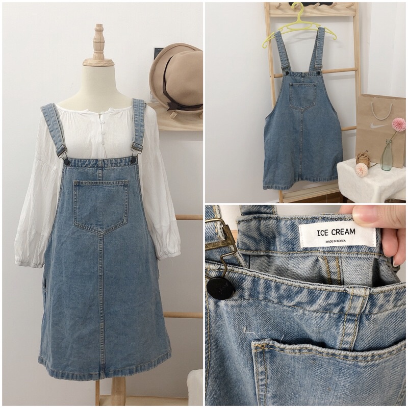 Yếm jeans tạp dề hiệu 2hand