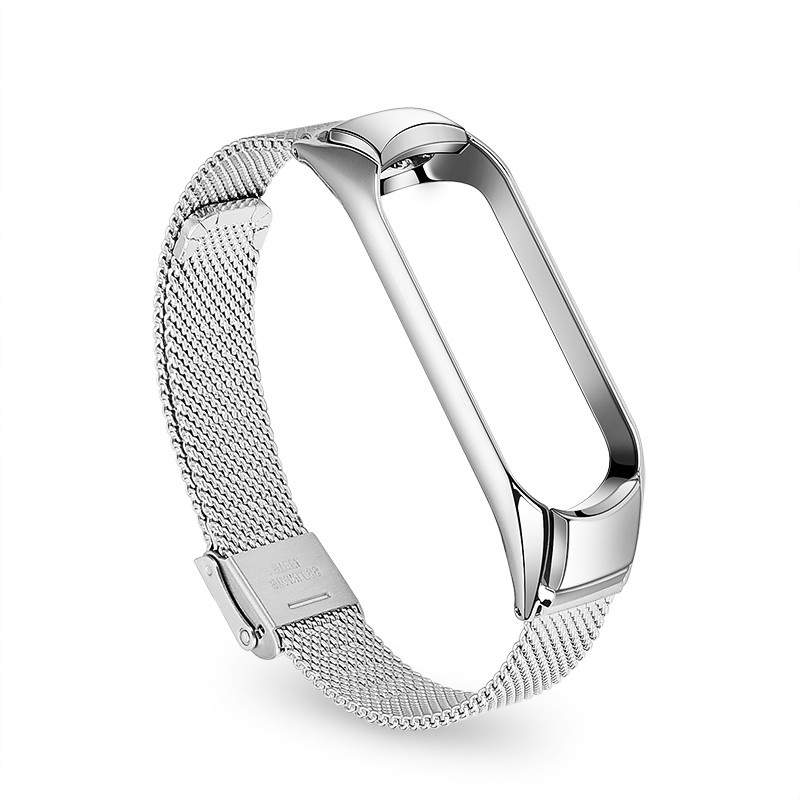 Dây đeo inox Milanese cho đồng hồ thông minh Xiaomi Mi Band 6 5 4 3