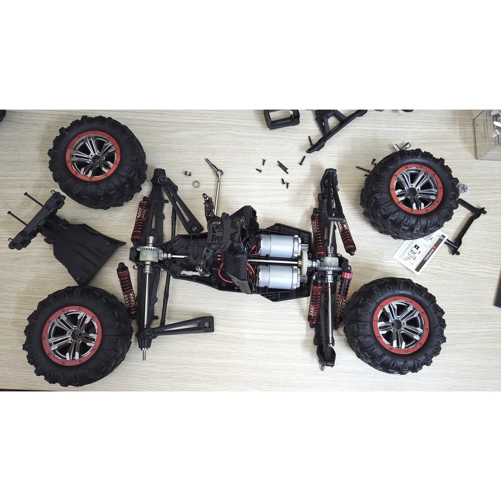 Xinlehong9125 HoshiN516 1/10 2.4G 2 cầu 4WD RC- Xe ô tô địa hình điều khiển từ xa tốc độ cao monster truck