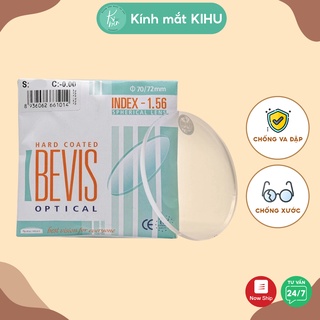 Tròng kính cận chống xước, chống va đập tặng kèm khăn lau và hộp đựng kính chuyên dụng KiHu Eyewear