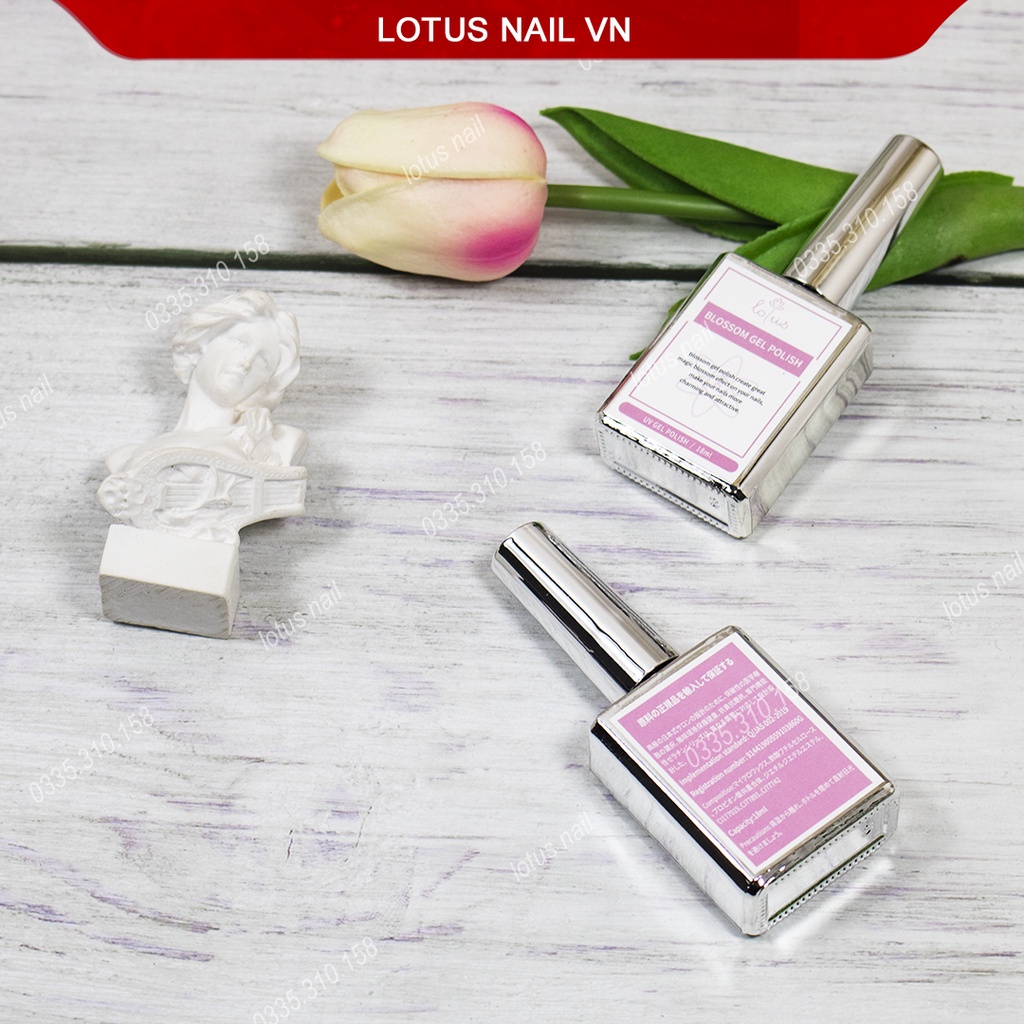 Top loang làm vân đá ( Blossom gel polish ) Lotus chai 18ml