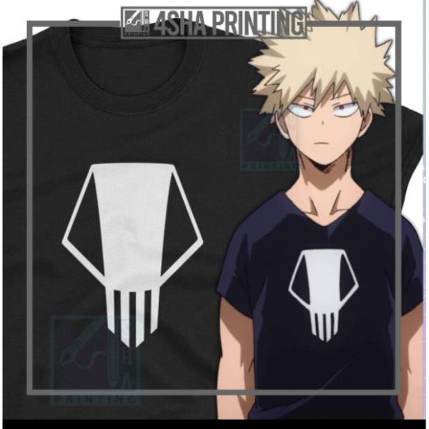 Áo thun in hình HOT🔥 Áo Phông BAKUGO SKULL MY HERO mẫu mới cực chât SP được yêu thích