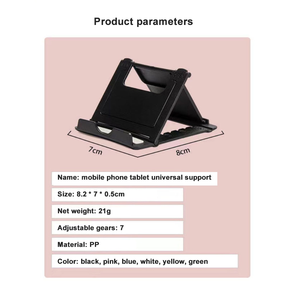 Điện Thoại Di Động Folding Khung Giá Đỡ Điện Thoại Máy Tính Để Bàn Đứng Cho iPad iPhone Samsung Xiaomi Huawei Phổ BESTALLOF▲