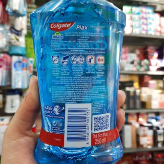 Nước súc miệng Colgate Plax Peppermint Fresh 250ml