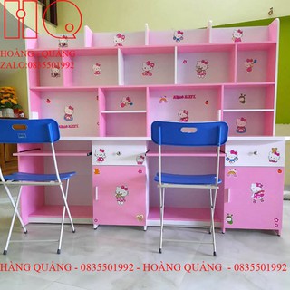 bàn học đôi cho 2 bé_nhựa cao cấp (miên phí láp đặt hcm)