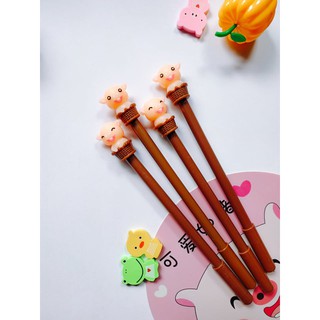 Bút Heo Mỉm Cười (Chỉ Còn Mẫu Mắt Tròn)