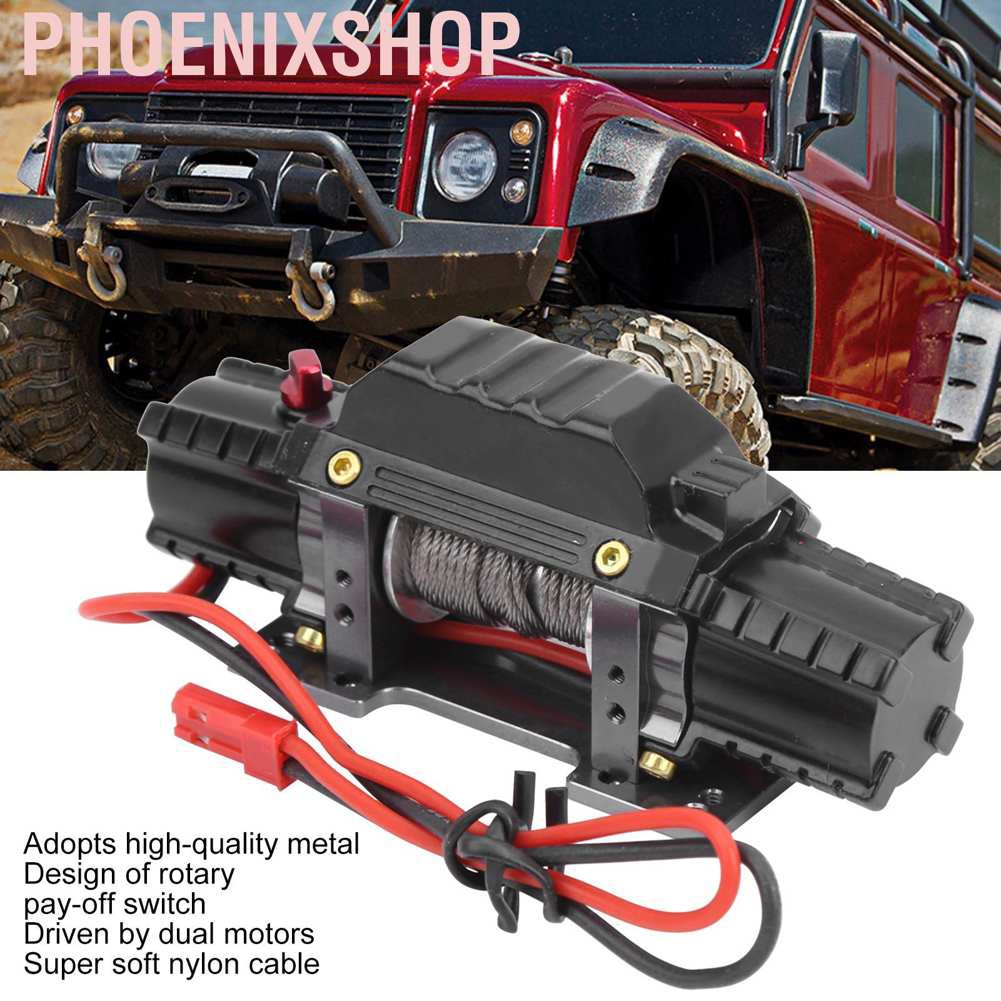RC CHANNEL Động Cơ Tời Kim Loại 3rd Có Công Tắc Cho Traxxas / Hsp / Redcat / Tamiya / Axial Scx10 D90 / Hpi 1 / 8