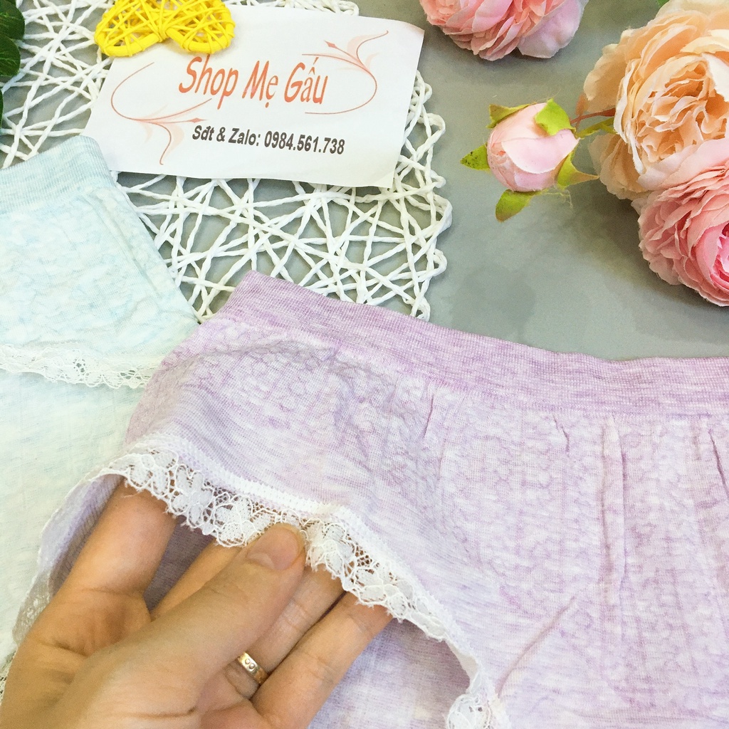 Quần lót cotton rữ mềm mịn co giãn 4 chiều cho chị em tư 45 - 60kg_𝐐𝐋𝟐𝟕