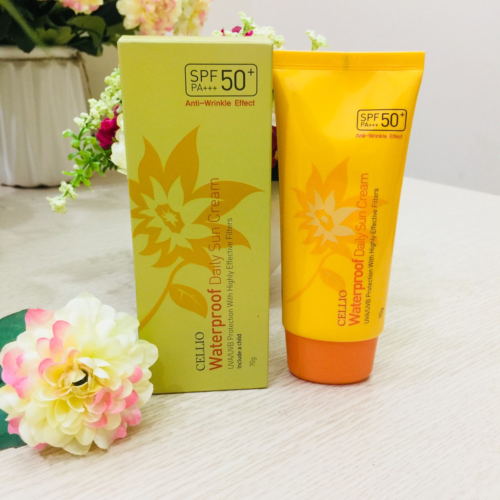 Kem chống nắng Cellio SPF 50PA+