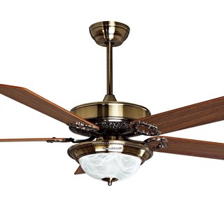 Quạt trần đèn nâu gỗ 121 hàng cao cấp