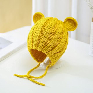 Mũ Len Tai Gấu Cho Bé lamme4.0