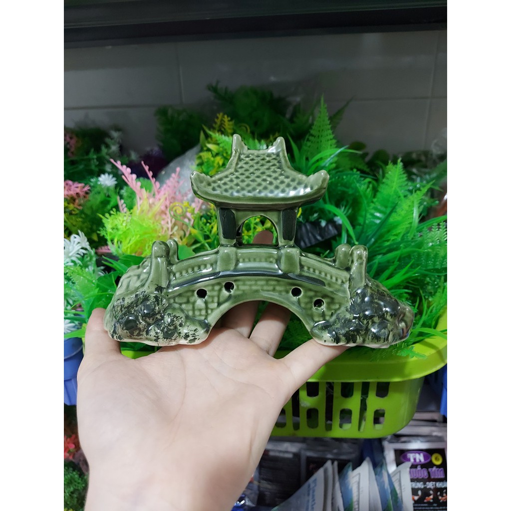 Phụ kiện trang trí bể cá: Cầu kiều