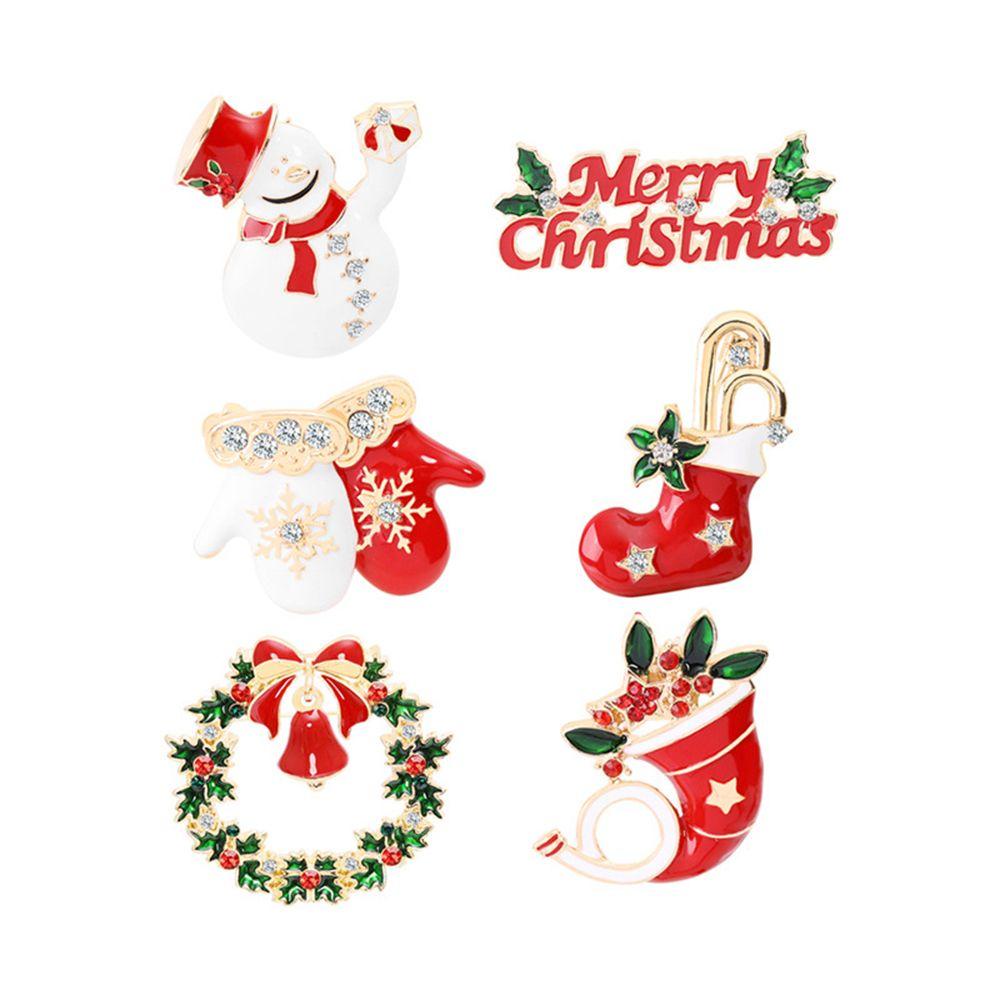 Huy Hiệu Cài Áo Hình Đôi Găng Tay / Vớ / Ông Già Noel