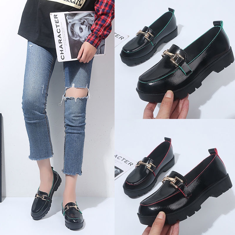 Giày Búp Bê Da Chống Trượt Phong Cách Hàn Quốc Cổ Điển size Nhỏ 31 33 34 41 42 33