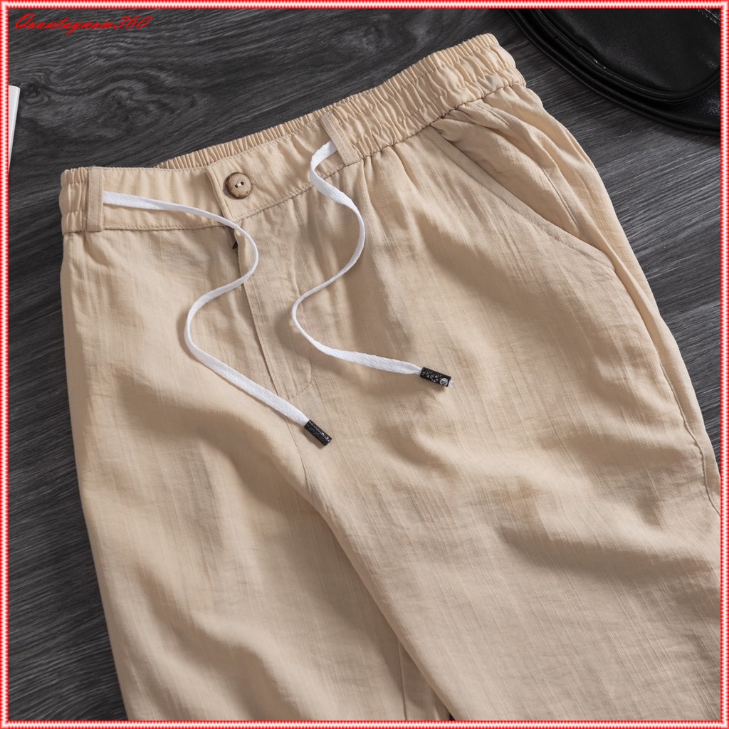 Quần đũi dài nam ống côn cạp chun dây rút - Quần nam dáng xuông trẻ trung | BigBuy360 - bigbuy360.vn