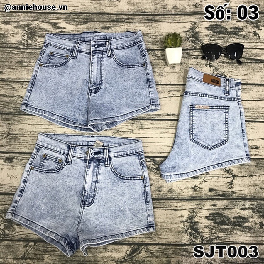 [Video + ảnh thật] Quần short jean nữ C&J Jeans Thái Lan SJT01 - SJT08 | Shopee Việt Nam