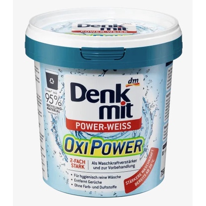 Bột tẩy vết bẩn quần áo đa năng Denkmit Oxi Power 750G – Hàng Đức