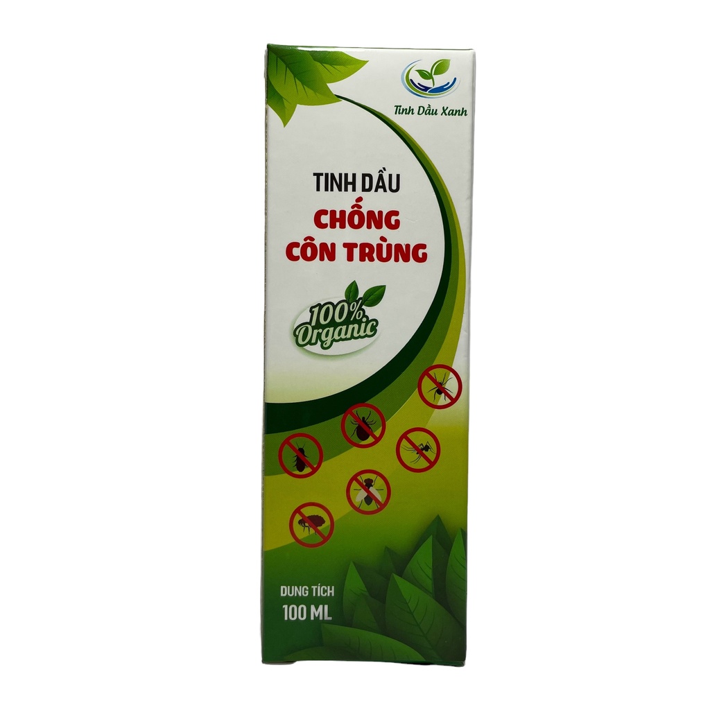 Tinh Dầu Xịt Chống Côn Trùng 100ml Tinh Chất Thiên Nhiên 100% Organic, An Toàn Với Sức Khỏe
