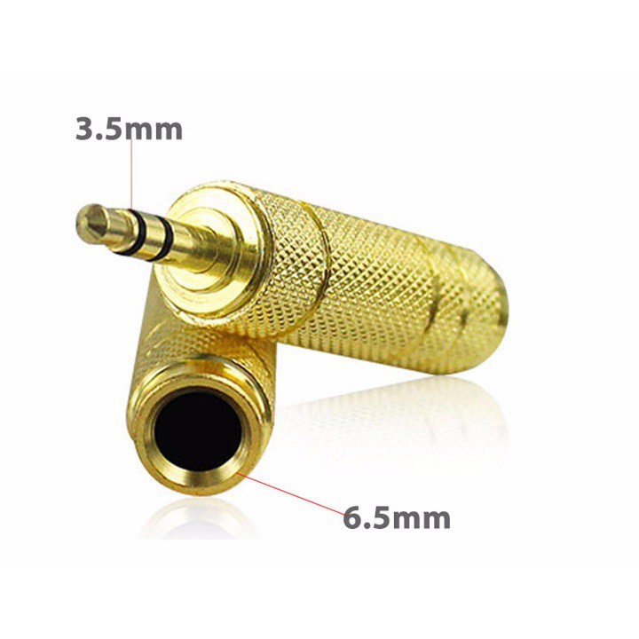 Jack âm thanh chuyển đổi 6.5mm sang 3.5mm