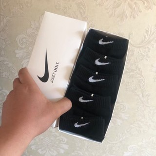 Tất Nike cổ ngắn hộp 5 đôi cotton cao cấp