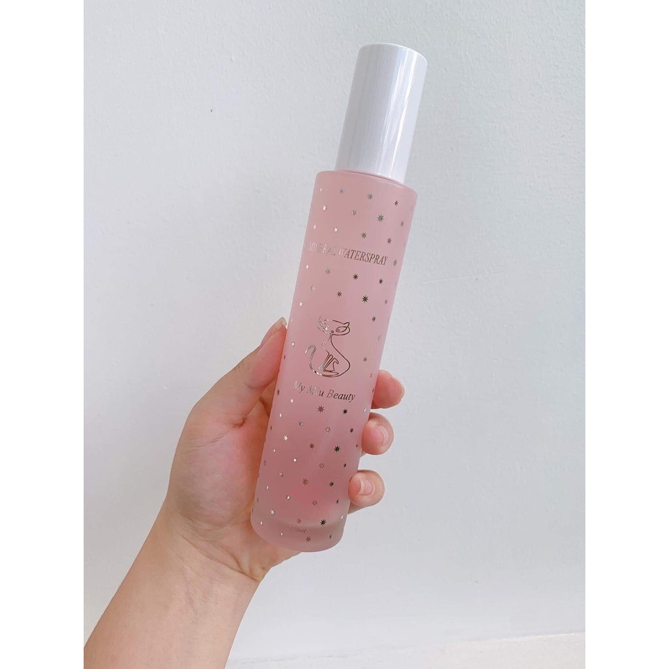 XỊT KHOÁNG KIÊM TONER SAKURA MY MIU ( TẶNG KÈM MASK NÉN)