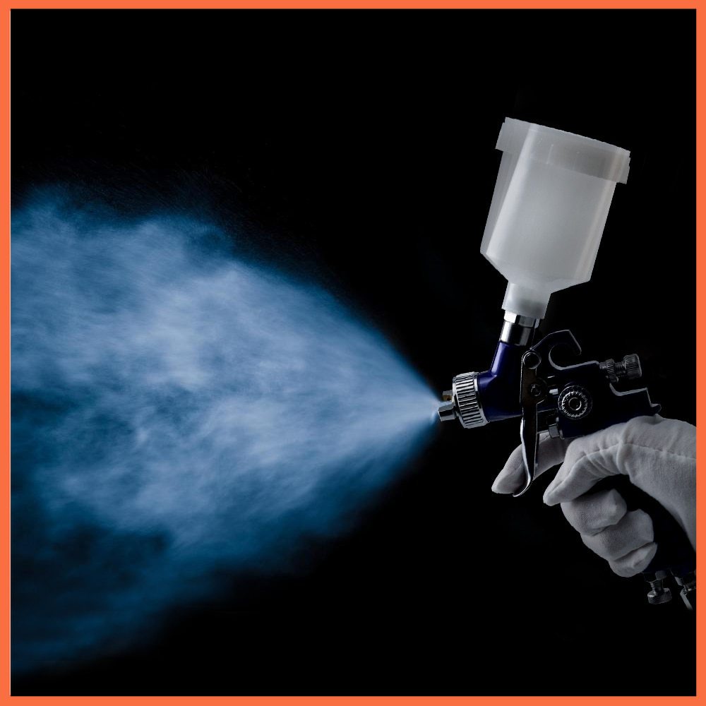 0.5/0.8mm Spray Guns Professional Mini H-2000 Pneumatic Paint Spray Gun Power Tool Painting Cars Aerograph Tool HVLP Spray Gun