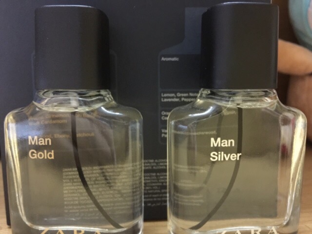 NƯỚC HOA ZARA MAN SET SILVER GOLD, WEND, SEOUL, SILVER UOMO 100ml/chai