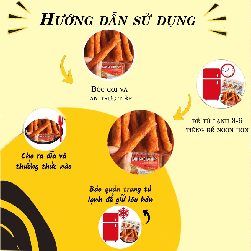 Bánh pò quẩy hộp❤️ Bánh ăn vặt tuổi thơ siêu ngon