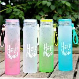 Bình nước thủy tinh Hello Master 500ml
