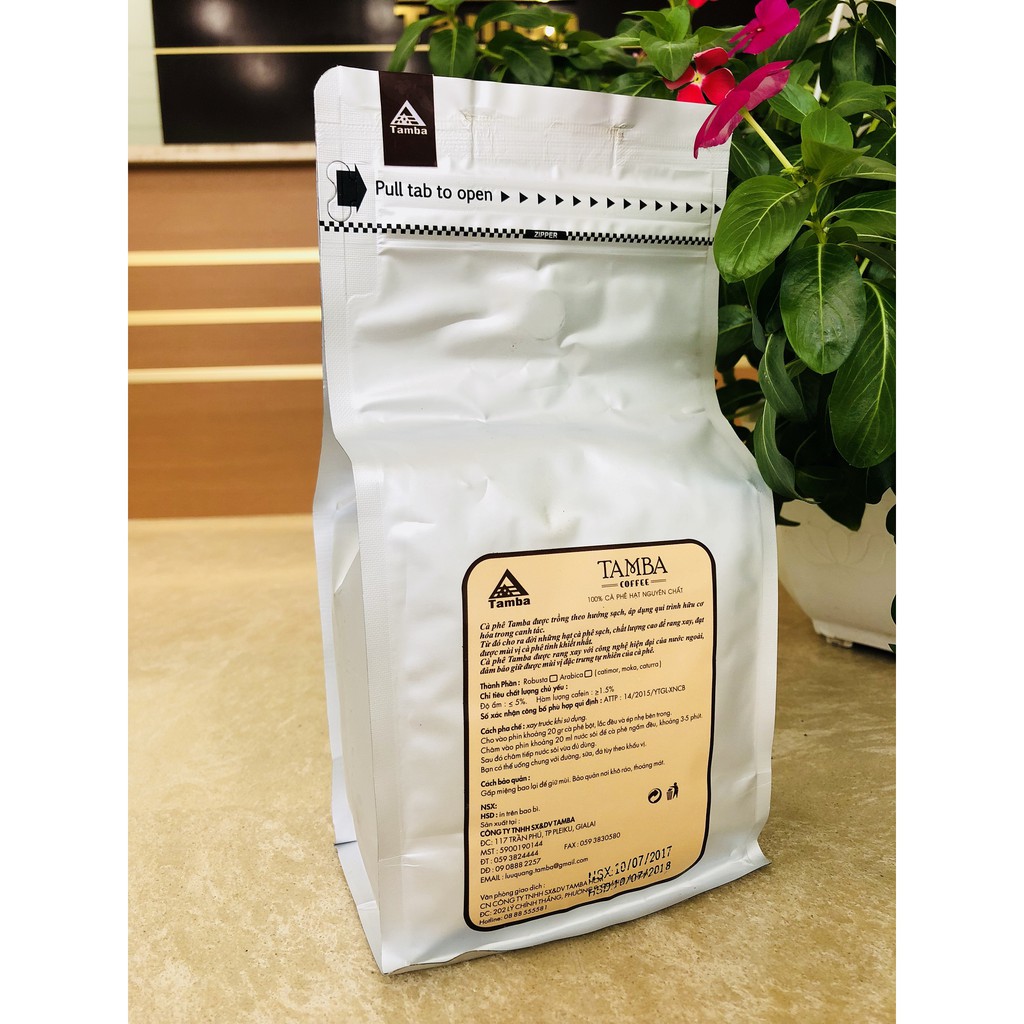 Cà phê hạt Arabica nguyên chất 100% - Light Roast - Tamba Coffee