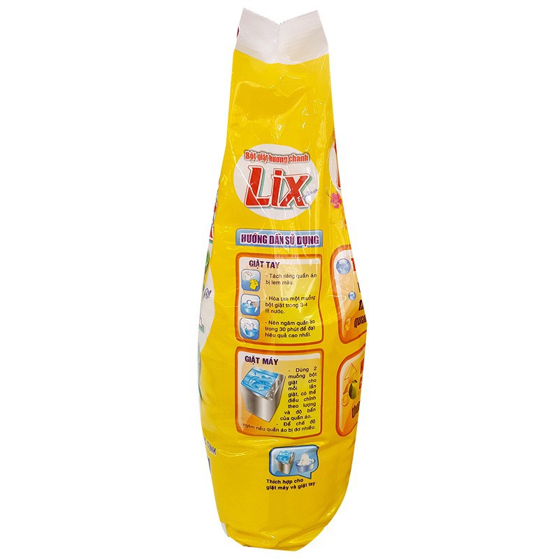 Bột giặt LIX Extra Hương Chanh tẩy sạch vết bẩn cực mạnh 5.5KG