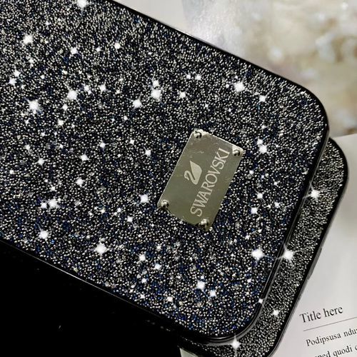 SWAROVSKI Ốp Lưng Lấp Lánh Sang Trọng Cho Apple Iphone 7 8 Plus X Xs Xr Max 11 12 Pro Max